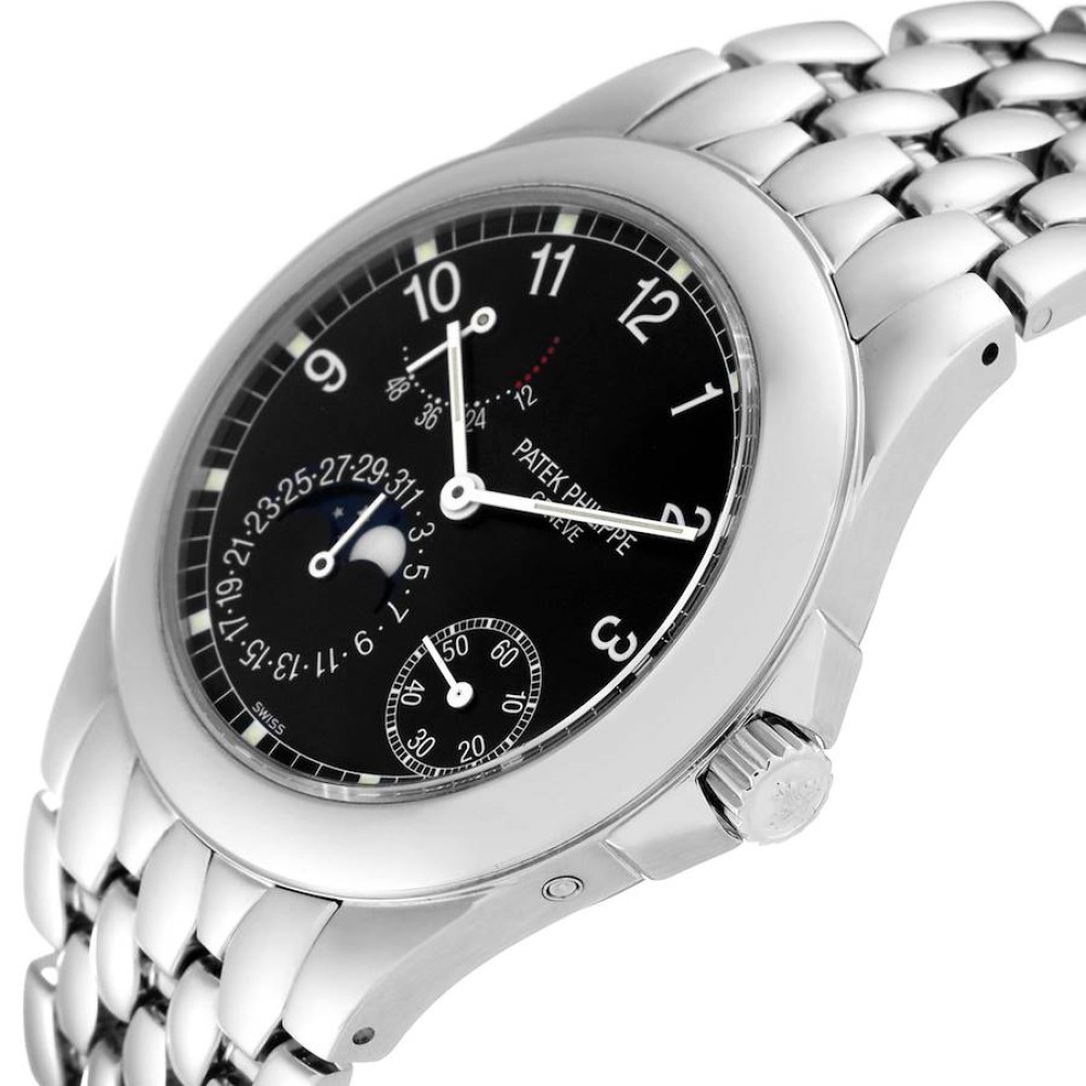 Patek Philippe Neptune Moonphase Power Reserve Steel Mens Watch 5085 Patek Philippe Neptune Moonphase Power Reserve Steel Mens Watch 5085