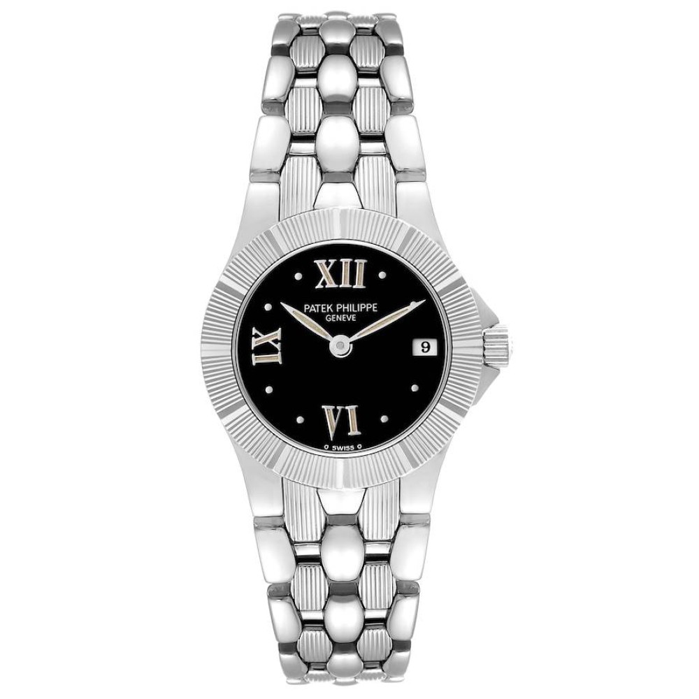 Patek Philippe Neptune Steel Black Dial Ladies Watch 4880 Patek Philippe Neptune Steel Black Dial Ladies Watch 4880