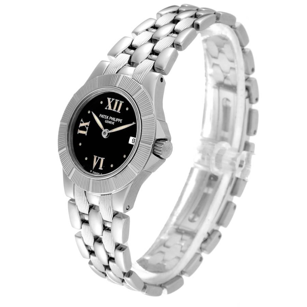 Patek Philippe Neptune Steel Black Dial Ladies Watch 4880 Patek Philippe Neptune Steel Black Dial Ladies Watch 4880