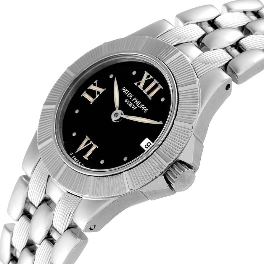 Patek Philippe Neptune Steel Black Dial Ladies Watch 4880 Patek Philippe Neptune Steel Black Dial Ladies Watch 4880