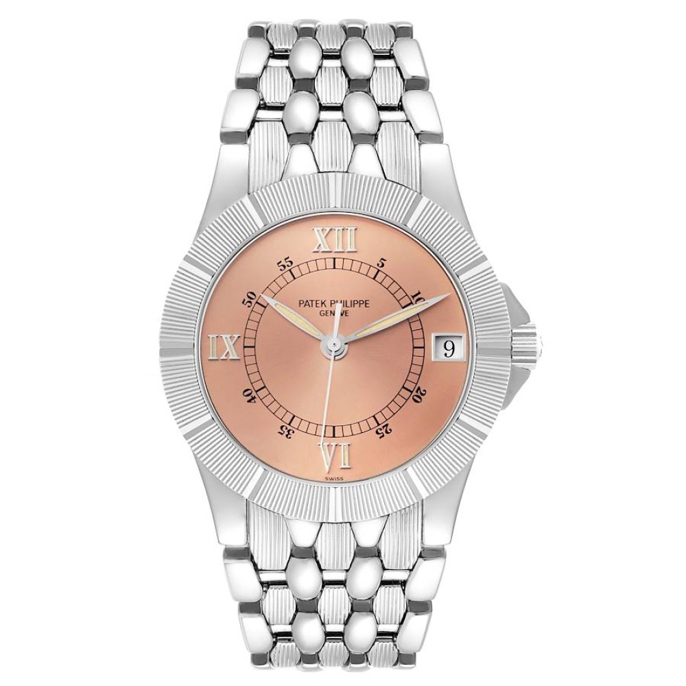 Patek Philippe Neptune Steel Salmon Dial Mens Watch 5080 Patek Philippe Neptune Steel Salmon Dial Mens Watch 5080