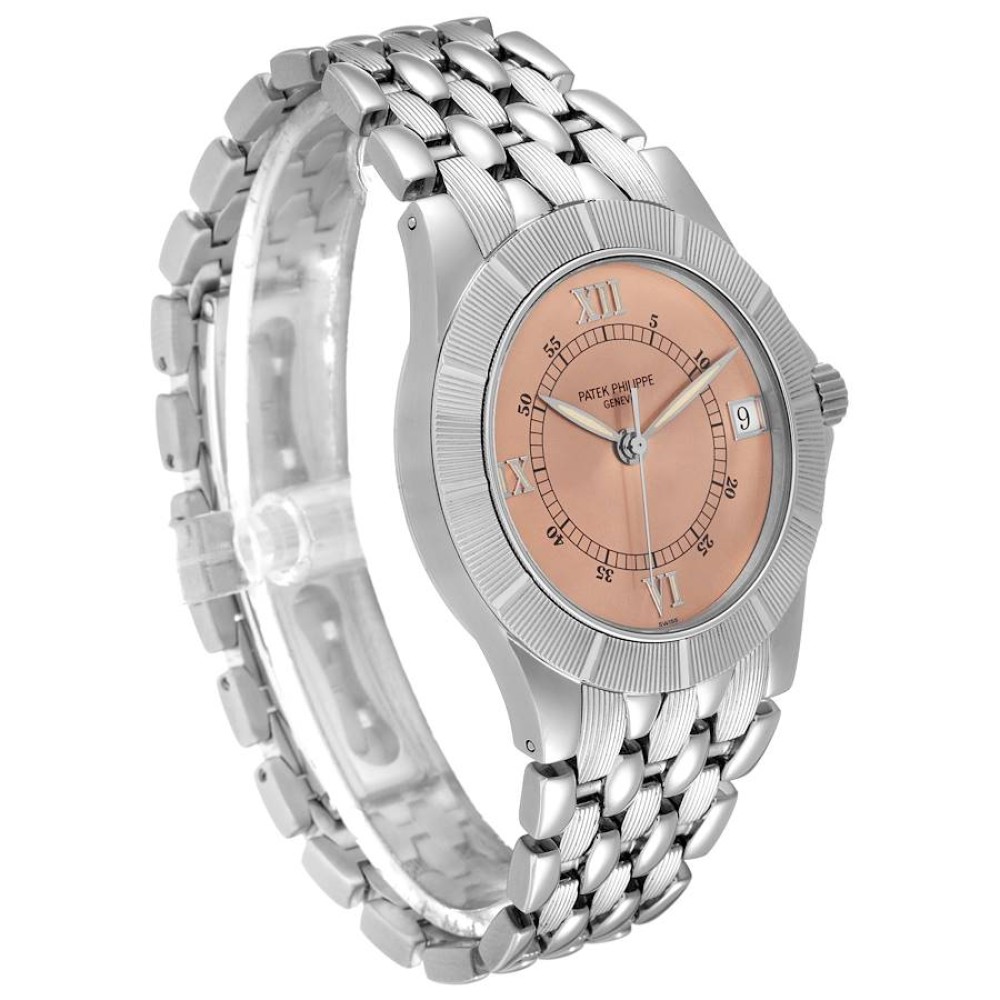 Patek Philippe Neptune Steel Salmon Dial Mens Watch 5080 Patek Philippe Neptune Steel Salmon Dial Mens Watch 5080