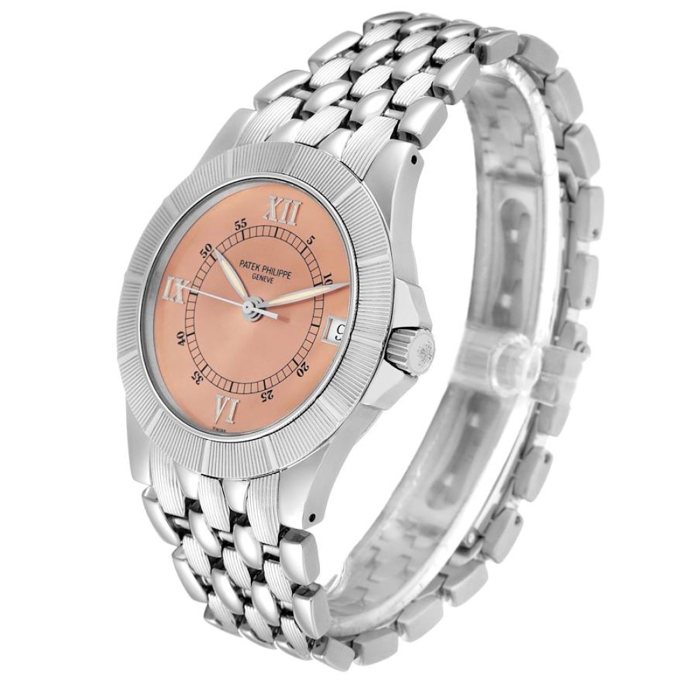 Patek Philippe Neptune Steel Salmon Dial Mens Watch 5080 Patek Philippe Neptune Steel Salmon Dial Mens Watch 5080