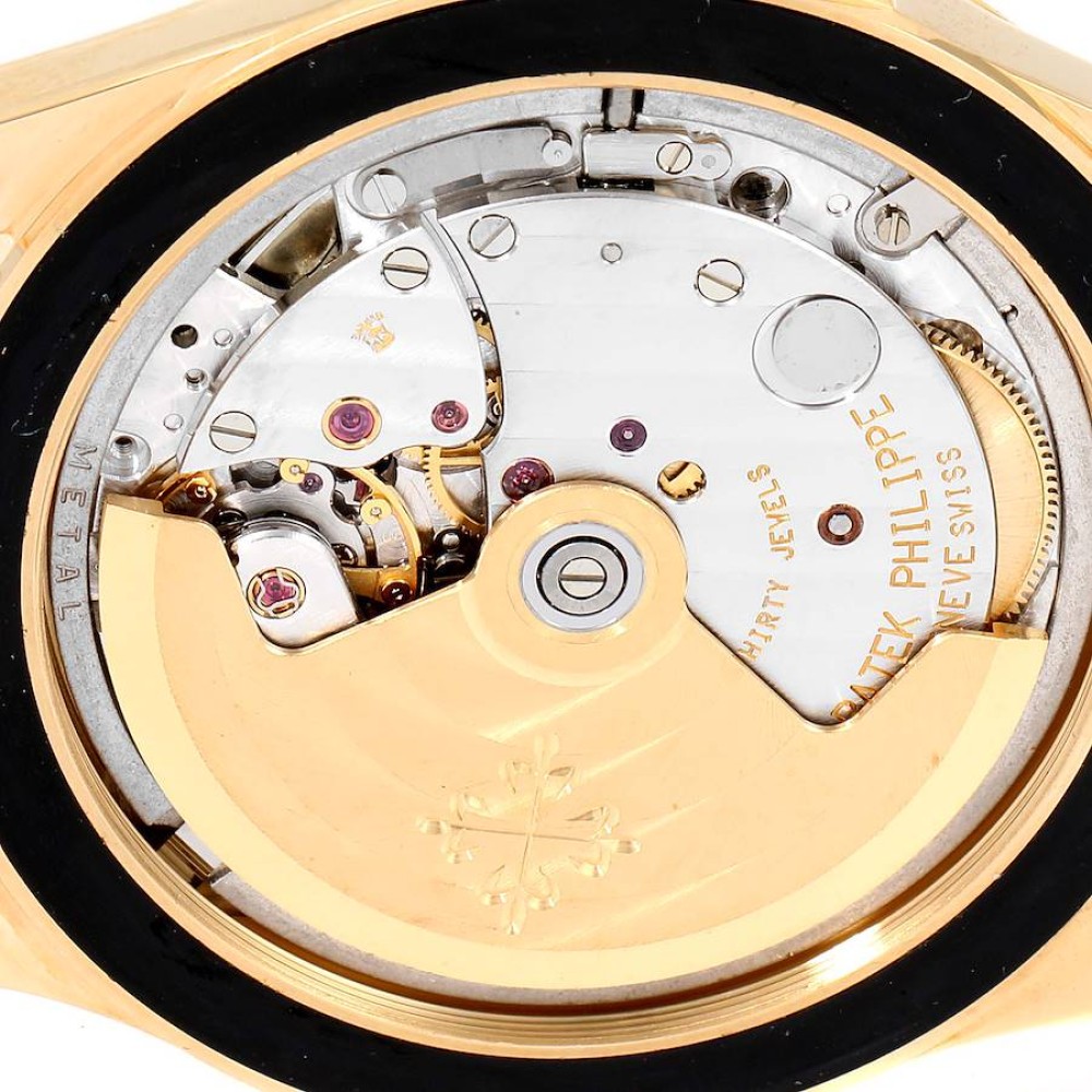 Patek Philippe Neptune Black Dial Yellow Gold Mens Watch 5081 Patek Philippe Neptune Black Dial Yellow Gold Mens Watch 5081