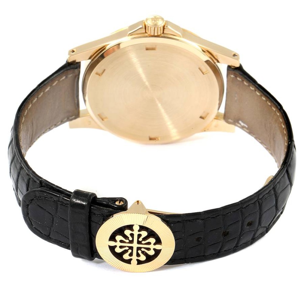 Patek Philippe Neptune Black Dial Yellow Gold Mens Watch 5081 Patek Philippe Neptune Black Dial Yellow Gold Mens Watch 5081