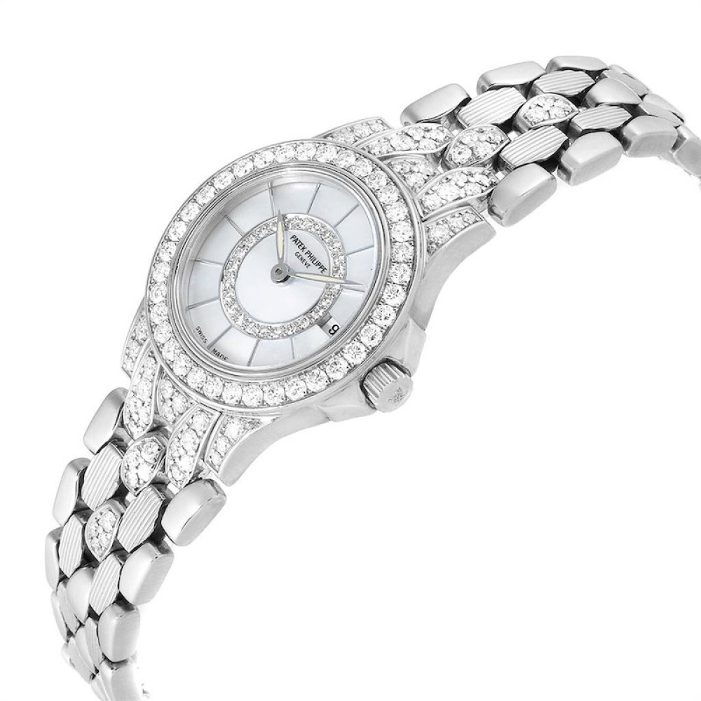 Patek Philippe Neptune White Gold Diamond Ladies Watch 4881 Patek Philippe Neptune White Gold Diamond Ladies Watch 4881