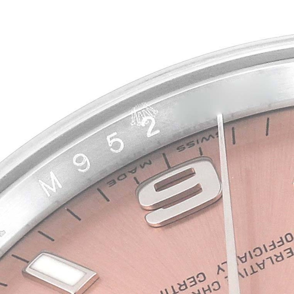 Rolex Air King 34 Salmon Dial Smooth Bezel Steel Mens Watch 114200 Rolex Air King 34 Salmon Dial Smooth Bezel Steel Mens Watch 114200