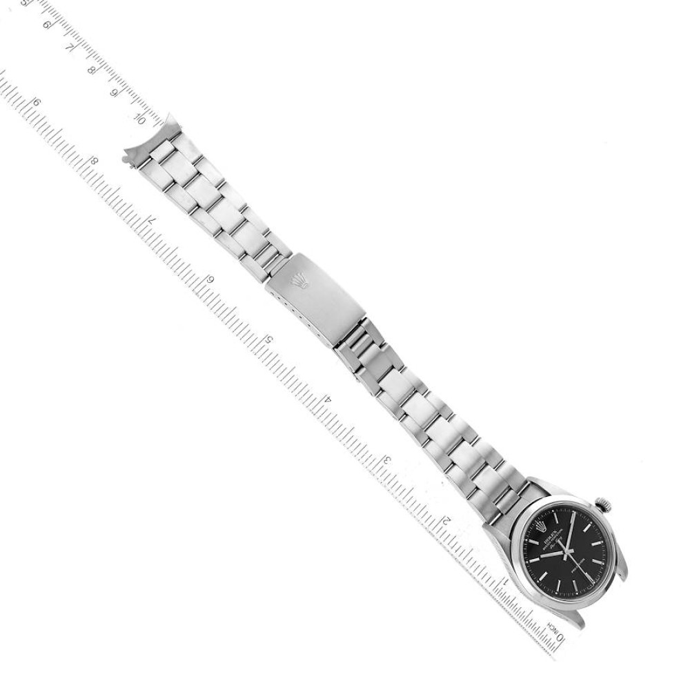 Rolex Air King Black Dial Smooth Bezel Steel Mens Watch 14000 Rolex Air King Black Dial Smooth Bezel Steel Mens Watch 14000