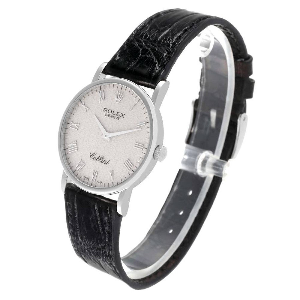 Rolex Cellini Classic White Gold Ivory Anniversary Dial Mens Watch 5115 Rolex Cellini Classic White Gold Ivory Anniversary Dial Mens Watch 5115