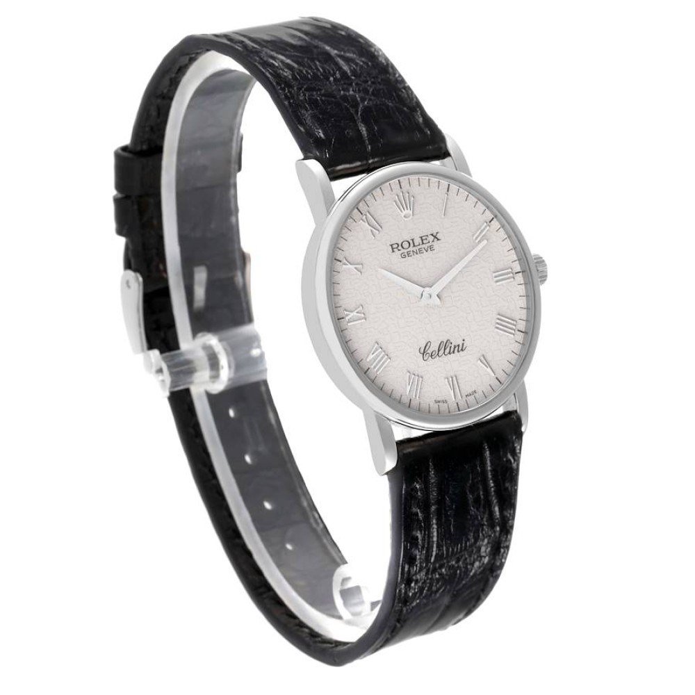 Rolex Cellini Classic White Gold Ivory Anniversary Dial Mens Watch 5115 Rolex Cellini Classic White Gold Ivory Anniversary Dial Mens Watch 5115