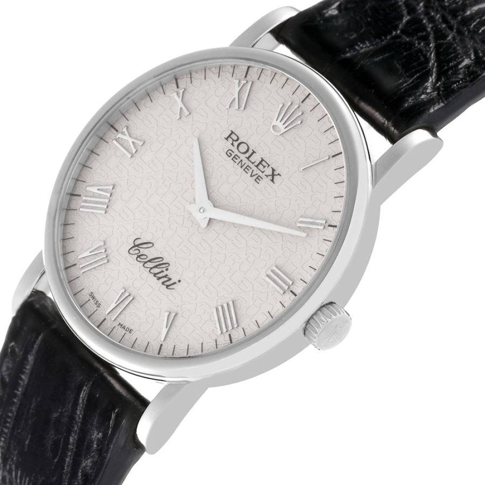 Rolex Cellini Classic White Gold Ivory Anniversary Dial Mens Watch 5115 Rolex Cellini Classic White Gold Ivory Anniversary Dial Mens Watch 5115