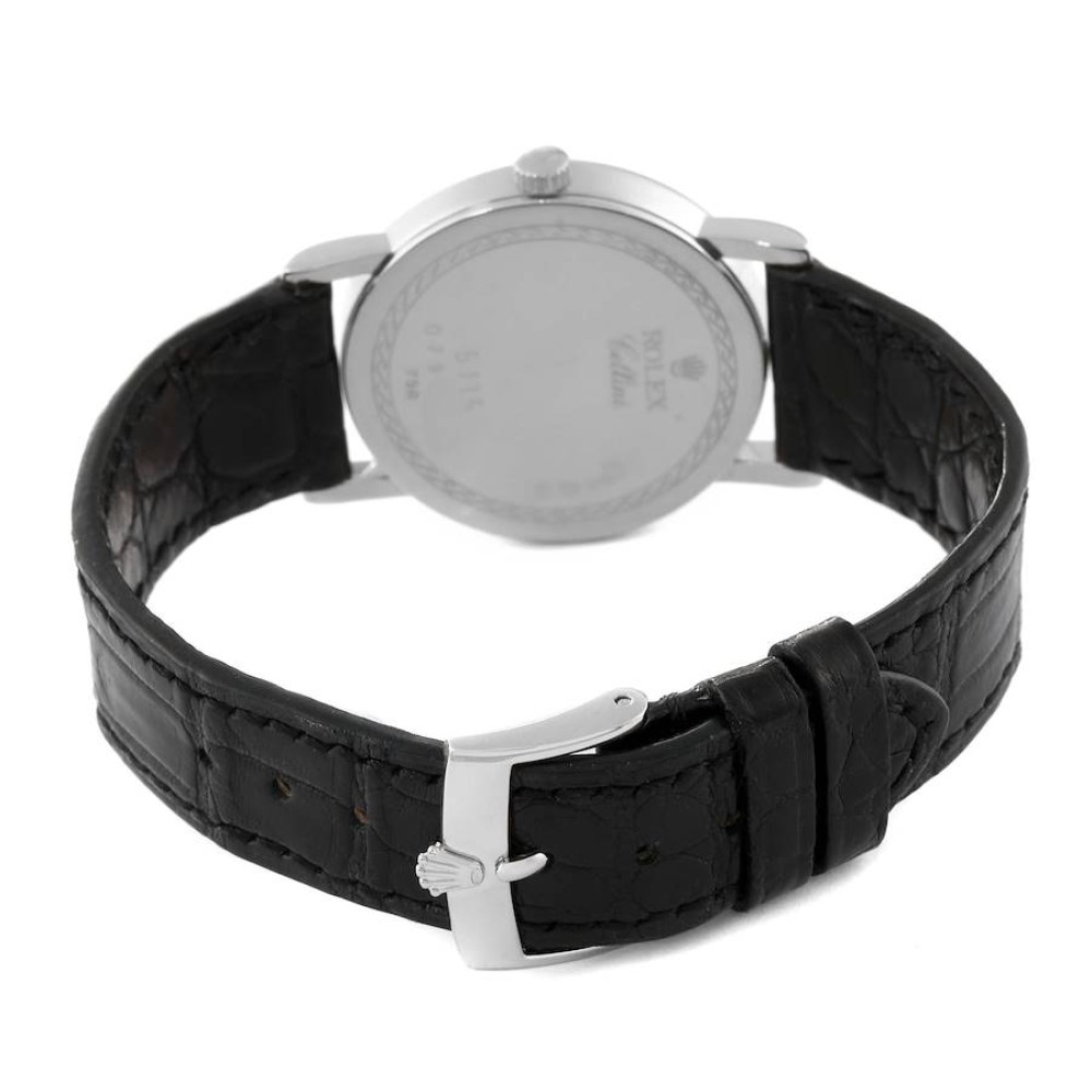 Rolex Cellini Classic White Gold Ivory Anniversary Dial Mens Watch 5115 Rolex Cellini Classic White Gold Ivory Anniversary Dial Mens Watch 5115