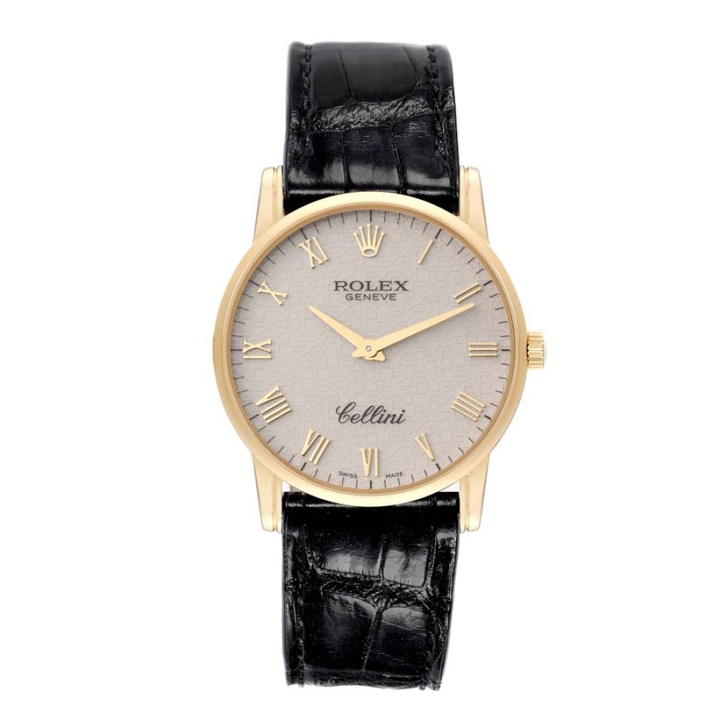 Rolex Cellini Classic Yellow Gold Ivory Anniversary Dial Mens Watch 5116 Rolex Cellini Classic Yellow Gold Ivory Anniversary Dial Mens Watch 5116