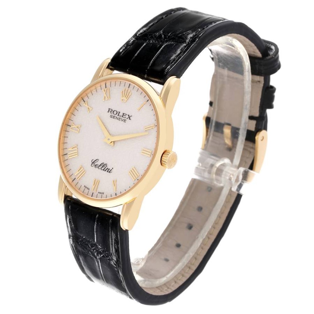 Rolex Cellini Classic Yellow Gold Ivory Anniversary Dial Mens Watch 5116 Rolex Cellini Classic Yellow Gold Ivory Anniversary Dial Mens Watch 5116