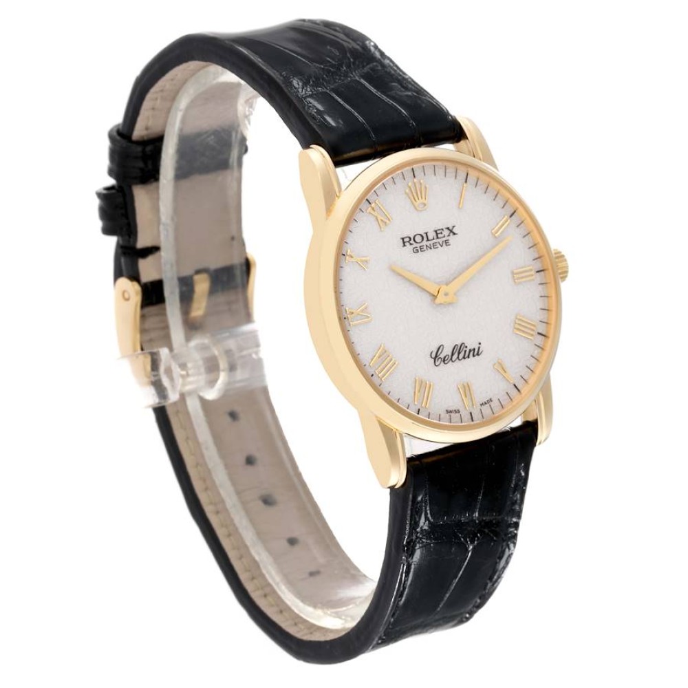 Rolex Cellini Classic Yellow Gold Ivory Anniversary Dial Mens Watch 5116 Rolex Cellini Classic Yellow Gold Ivory Anniversary Dial Mens Watch 5116