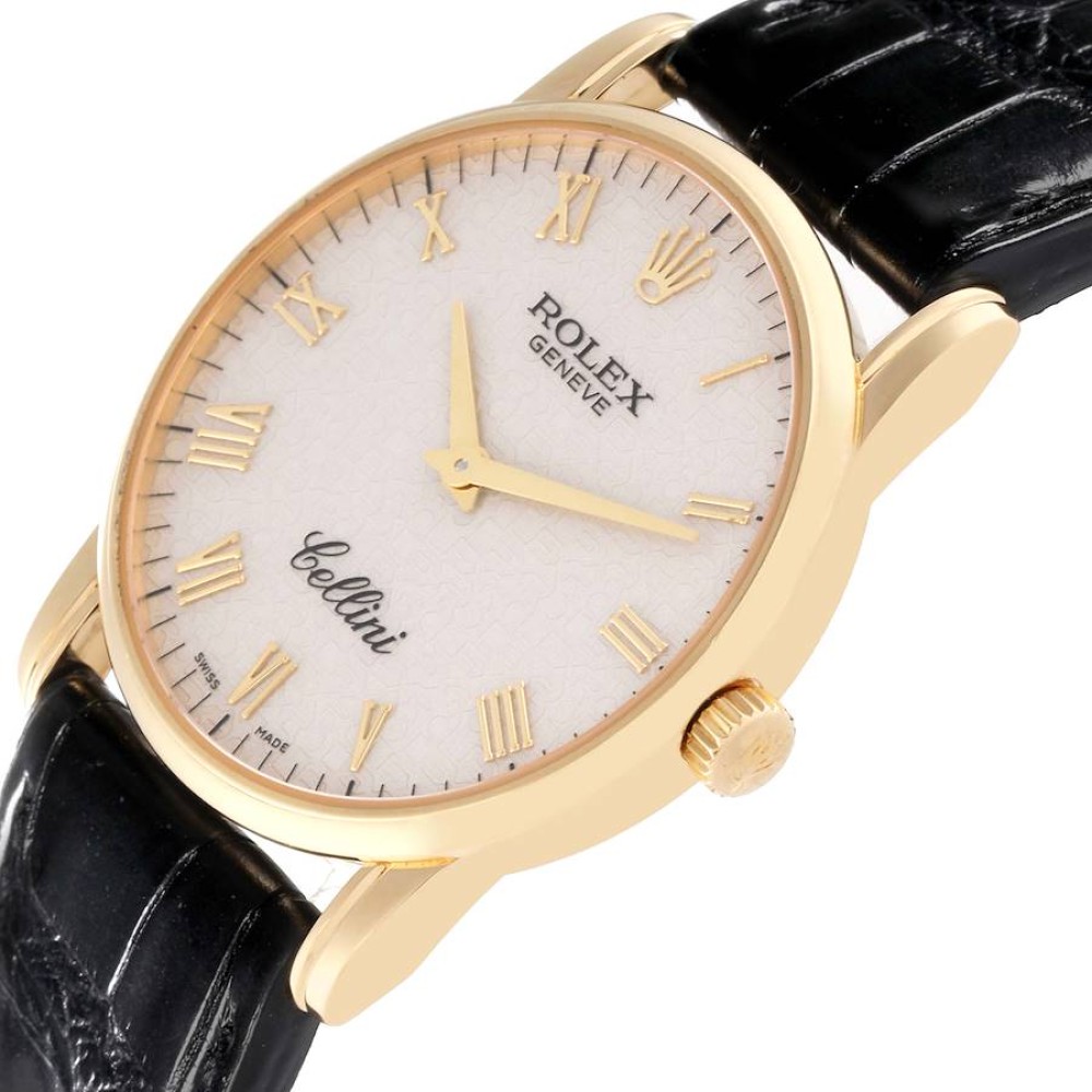 Rolex Cellini Classic Yellow Gold Ivory Anniversary Dial Mens Watch 5116 Rolex Cellini Classic Yellow Gold Ivory Anniversary Dial Mens Watch 5116
