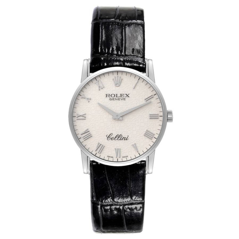 Rolex Cellini Classic White Gold Ivory Anniversary Dial Mens Watch 5116 Rolex Cellini Classic White Gold Ivory Anniversary Dial Mens Watch 5116