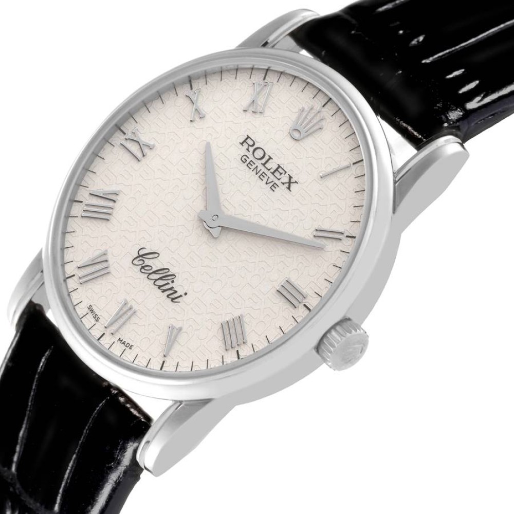 Rolex Cellini Classic White Gold Ivory Anniversary Dial Mens Watch 5116 Rolex Cellini Classic White Gold Ivory Anniversary Dial Mens Watch 5116