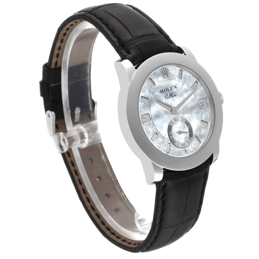 Rolex Cellini Cellinium Platinum Mother of Pearl Dial Mens Watch 5240 Rolex Cellini Cellinium Platinum Mother of Pearl Dial Mens Watch 5240