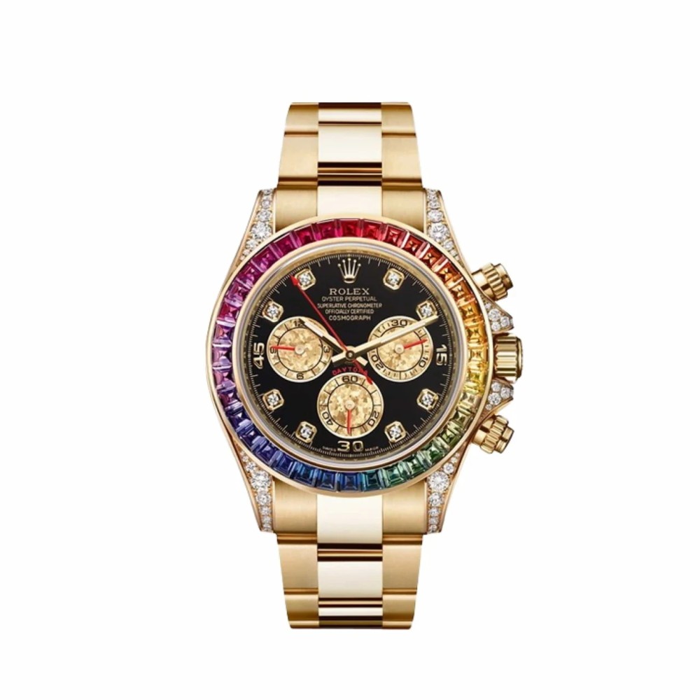 Rolex Daytona 18K Yellow Gold Rainbow Diamond 116598RBOW Rolex Daytona 18K Yellow Gold Rainbow Diamond 116598RBOW