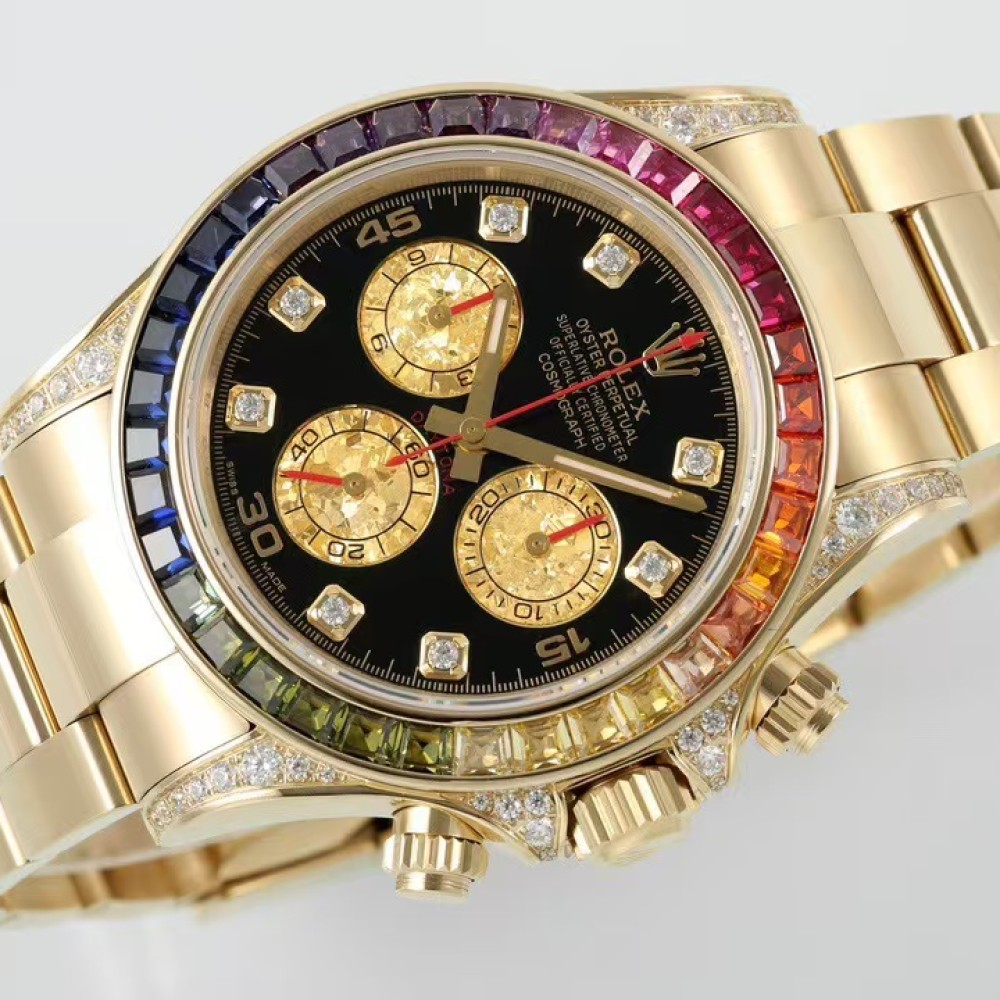 Rolex Daytona 18K Yellow Gold Rainbow Diamond 116598RBOW Rolex Daytona 18K Yellow Gold Rainbow Diamond 116598RBOW