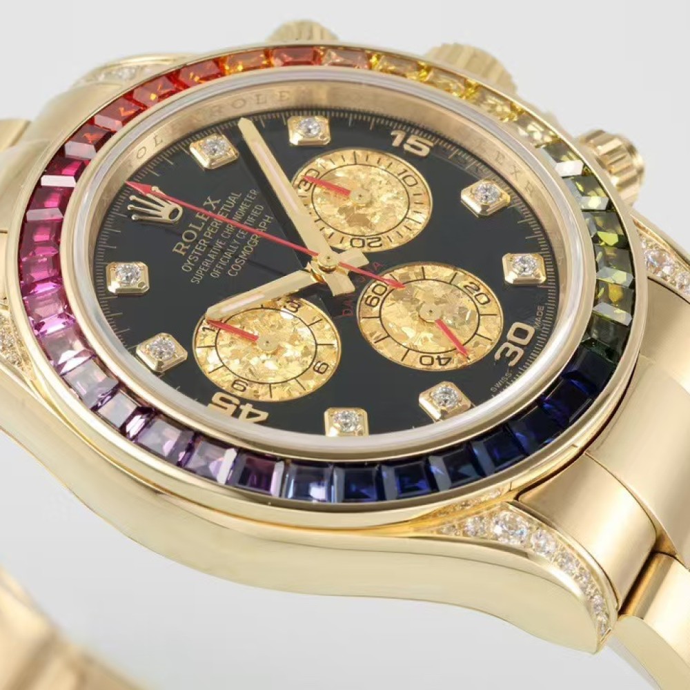 Rolex Daytona 18K Yellow Gold Rainbow Diamond 116598RBOW Rolex Daytona 18K Yellow Gold Rainbow Diamond 116598RBOW