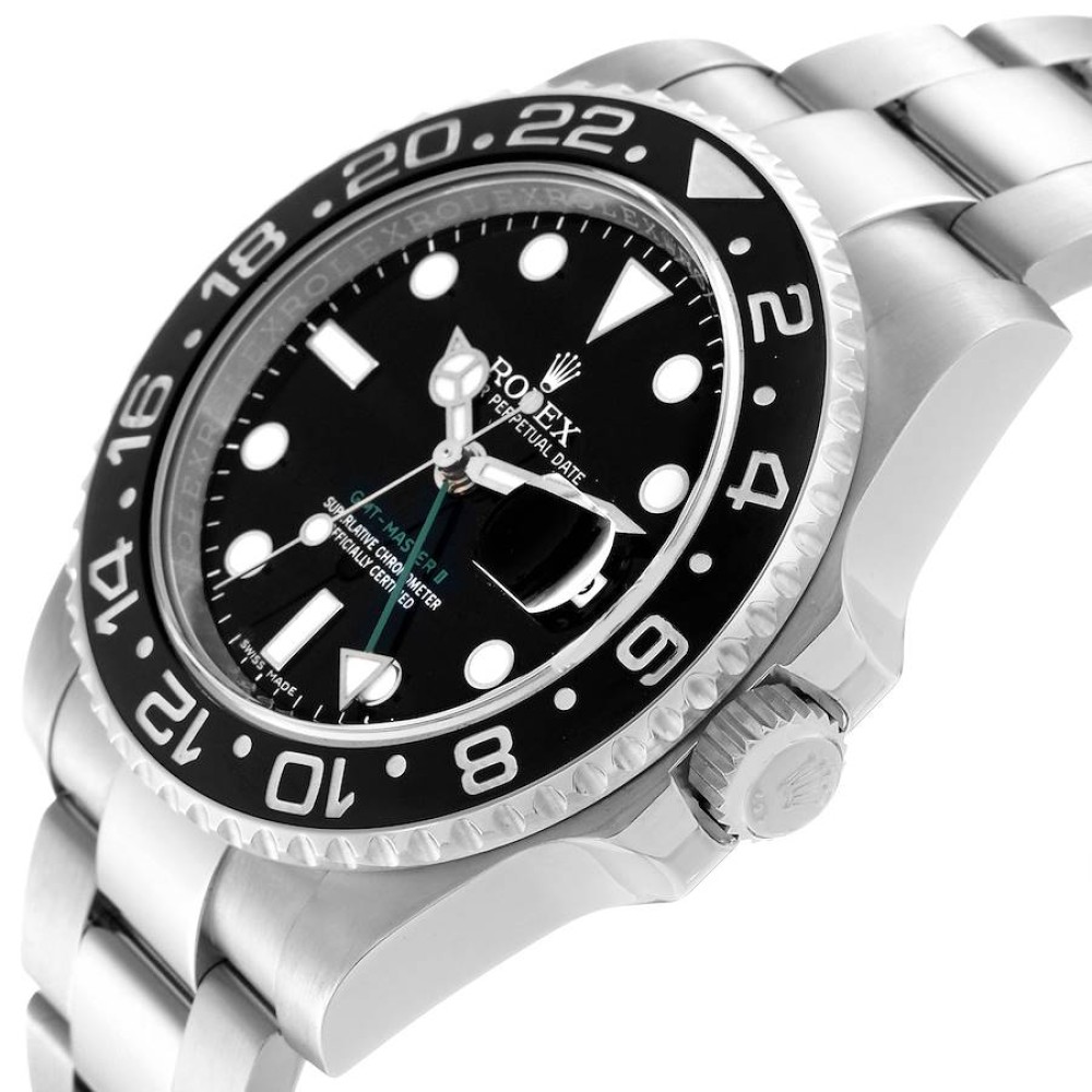 Rolex GMT Master II Green Hand Steel Mens Watch 116710 Rolex GMT Master II Green Hand Steel Mens Watch 116710