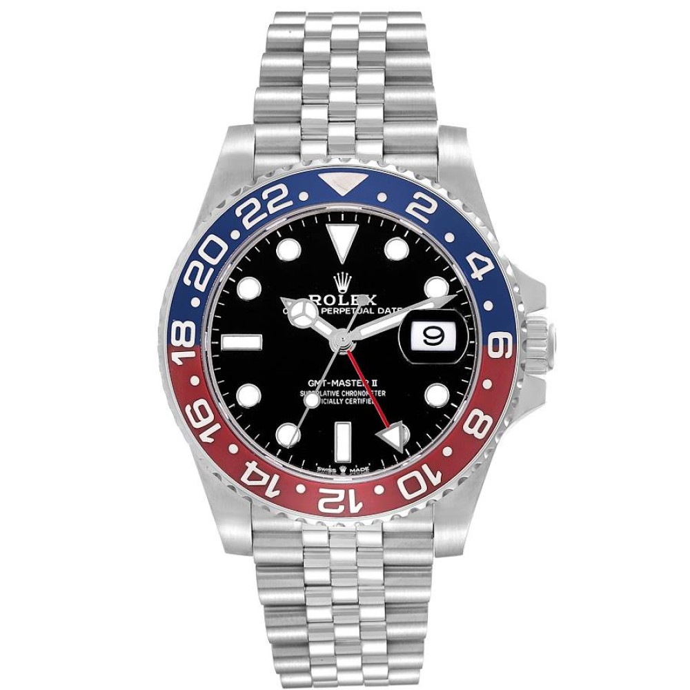 Rolex GMT Master II Blue Red Pepsi Bezel Steel Mens Watch 126710 Rolex GMT Master II Blue Red Pepsi Bezel Steel Mens Watch 126710