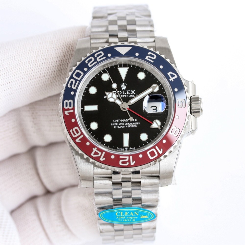 Rolex GMT Master II Blue Red Pepsi Bezel Steel Mens Watch 126710 Rolex GMT Master II Blue Red Pepsi Bezel Steel Mens Watch 126710
