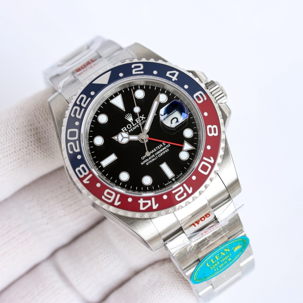 Rolex GMT Master II Blue Red Pepsi Bezel Steel Mens Watch 126710 Rolex GMT Master II Blue Red Pepsi Bezel Steel Mens Watch 126710