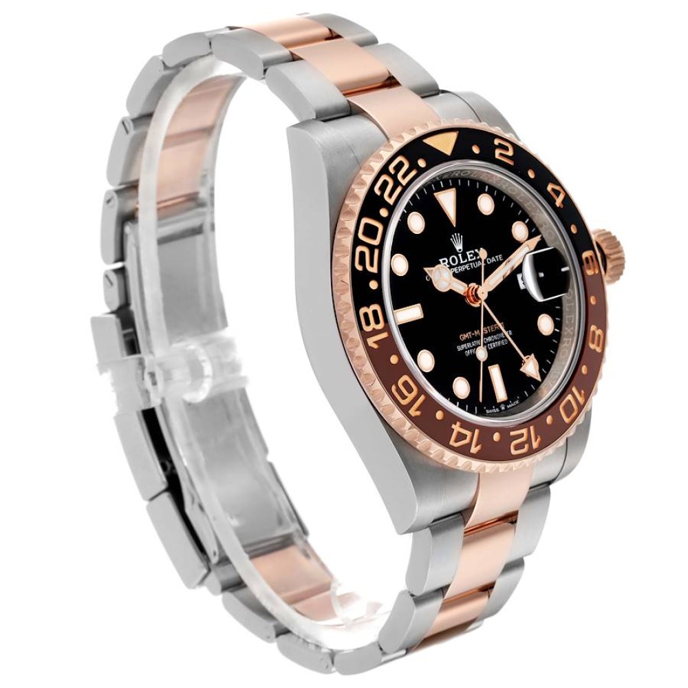 Rolex GMT Master II Root Beer Steel Rose Gold Mens Watch 126711 Rolex GMT Master II Root Beer Steel Rose Gold Mens Watch 126711