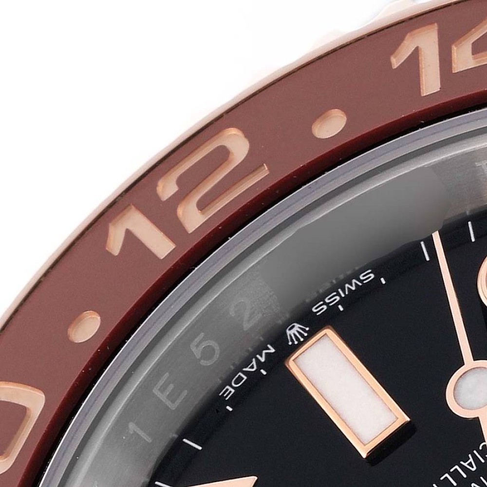 Rolex GMT Master II Root Beer Steel Rose Gold Mens Watch 126711 Rolex GMT Master II Root Beer Steel Rose Gold Mens Watch 126711
