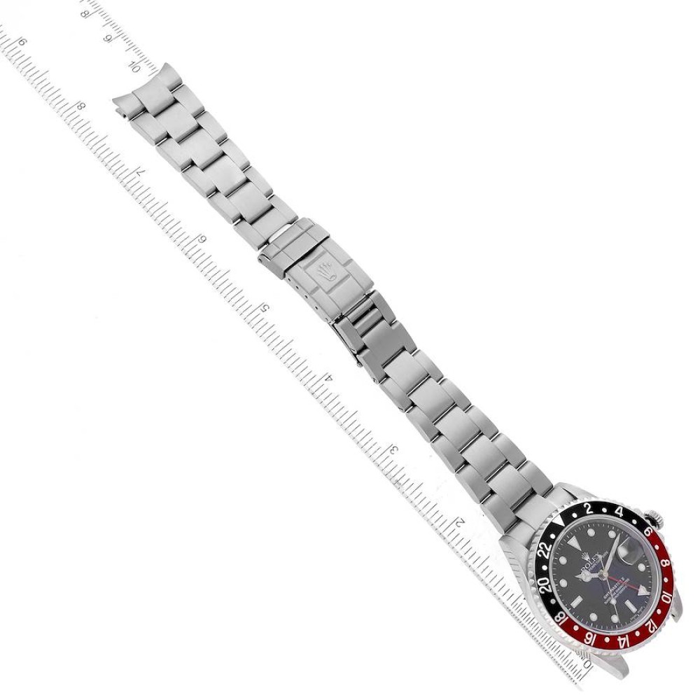 Rolex GMT Master II Black Red Coke Bezel Steel Mens Watch 16710 Rolex GMT Master II Black Red Coke Bezel Steel Mens Watch 16710
