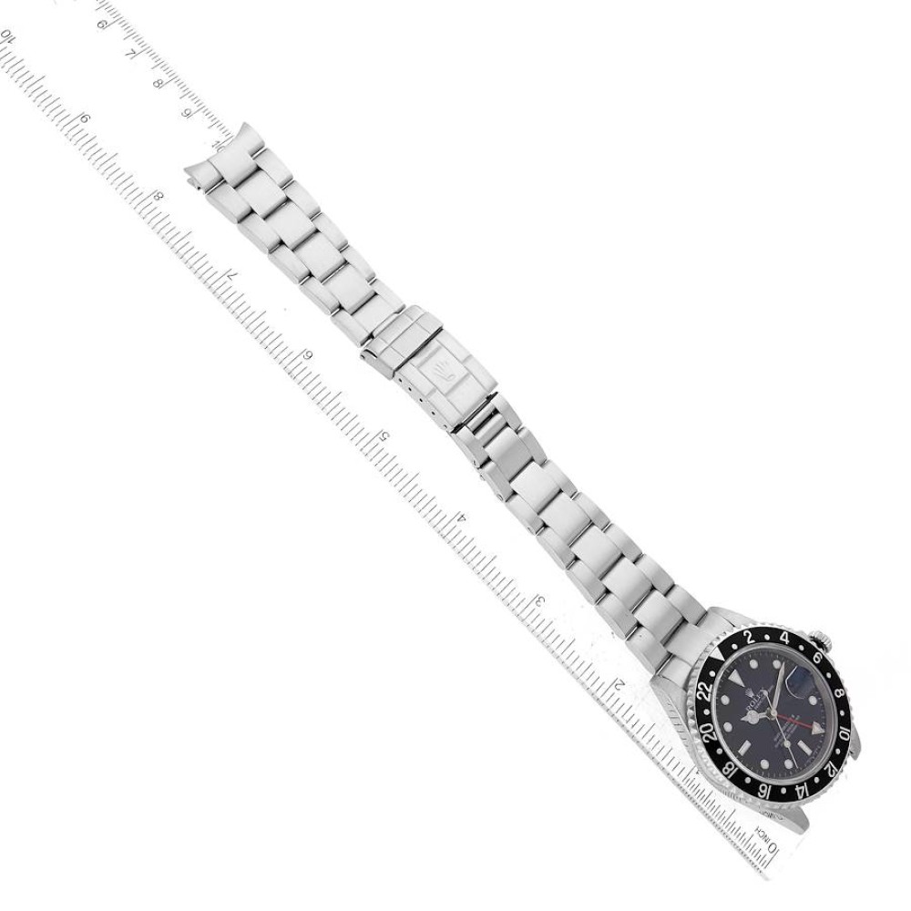 Rolex GMT Master II Black Bezel Dial Steel Mens Watch 16710 Rolex GMT Master II Black Bezel Dial Steel Mens Watch 16710