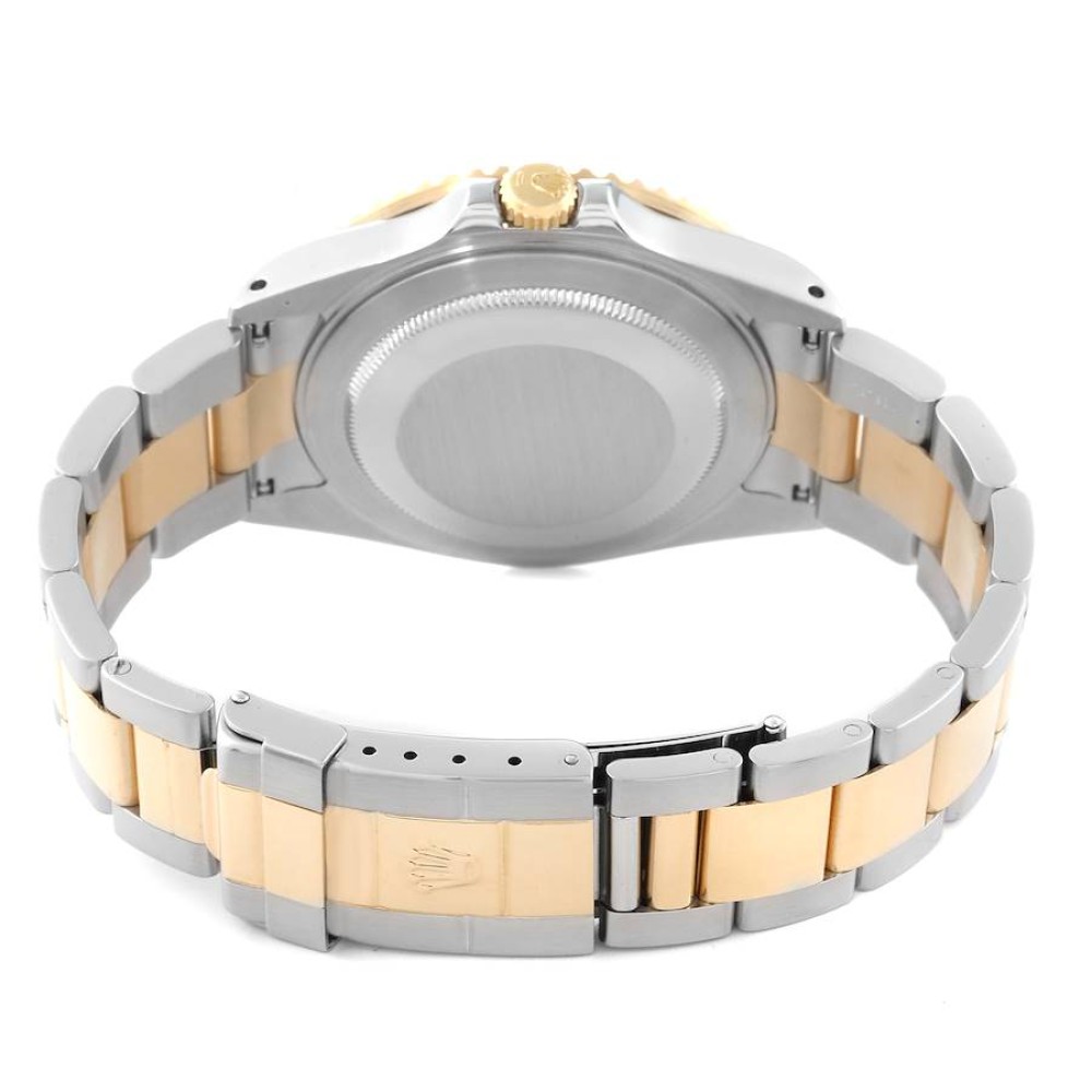 Rolex GMT Master II Steel Yellow Gold Black Dial Mens Watch 16713 Rolex GMT Master II Steel Yellow Gold Black Dial Mens Watch 16713
