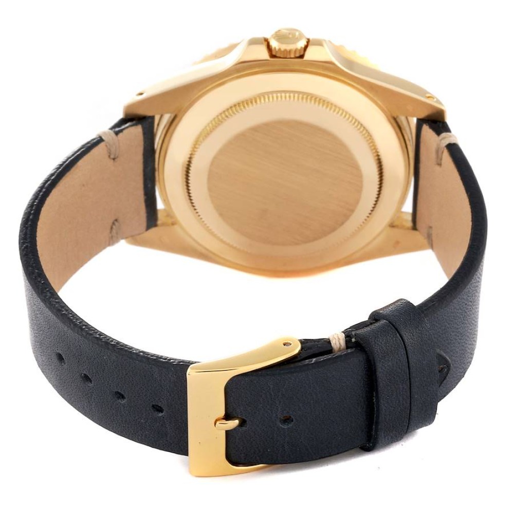 Rolex GMT Master II 18K Yellow Gold Black Dial Mens Watch 16718 Rolex GMT Master II 18K Yellow Gold Black Dial Mens Watch 16718