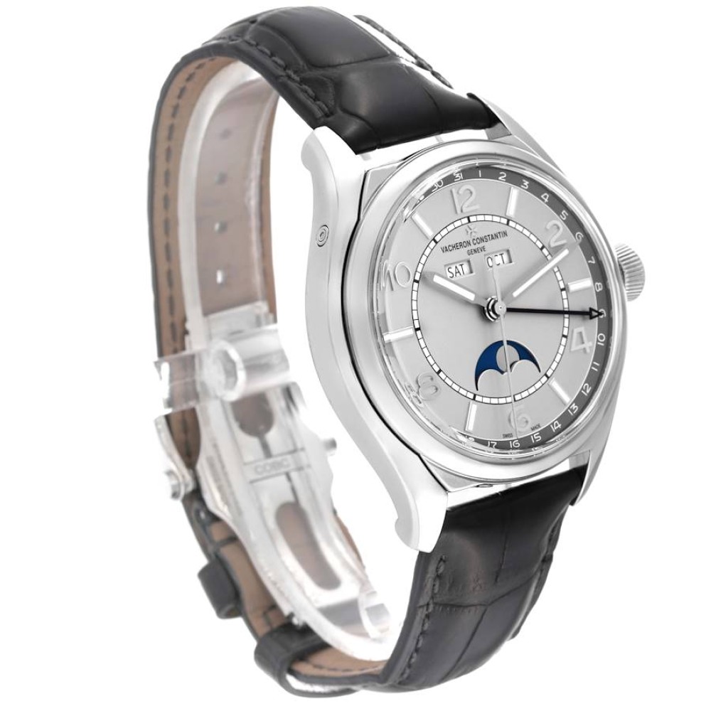 Vacheron Constantin FiftySix Complete Calendar Steel Mens Watch 4000E Vacheron Constantin FiftySix Complete Calendar Steel Mens Watch 4000E