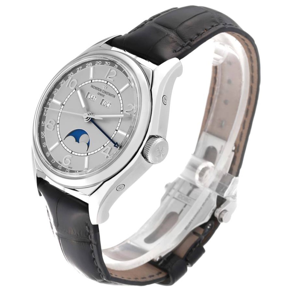 Vacheron Constantin FiftySix Complete Calendar Steel Mens Watch 4000E Vacheron Constantin FiftySix Complete Calendar Steel Mens Watch 4000E