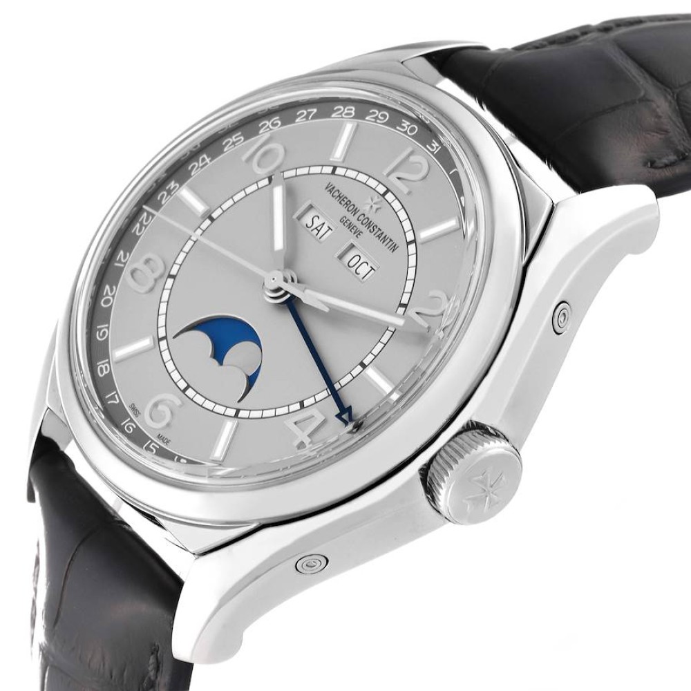 Vacheron Constantin FiftySix Complete Calendar Steel Mens Watch 4000E Vacheron Constantin FiftySix Complete Calendar Steel Mens Watch 4000E