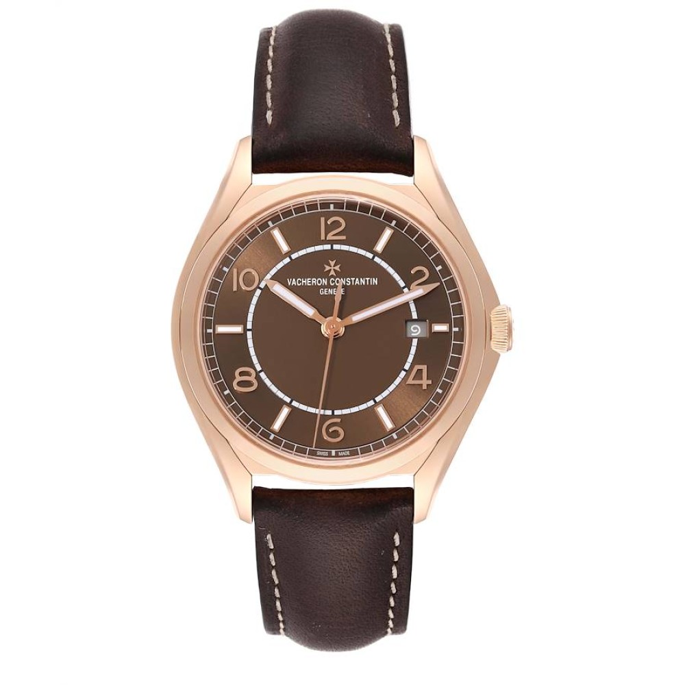Vacheron Constantin FiftySix Brown Dial Rose Gold Mens Watch 4600E Vacheron Constantin FiftySix Brown Dial Rose Gold Mens Watch 4600E