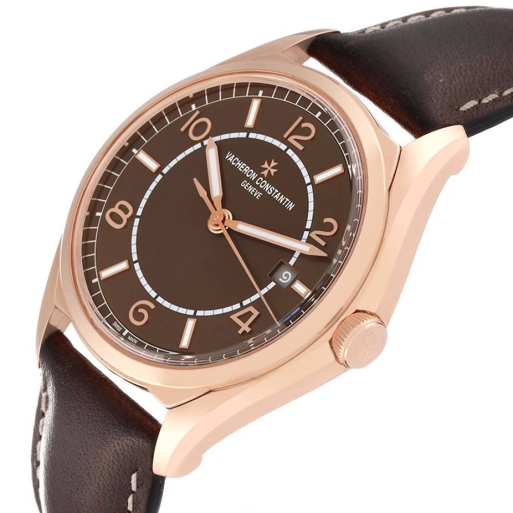 Vacheron Constantin FiftySix Brown Dial Rose Gold Mens Watch 4600E Vacheron Constantin FiftySix Brown Dial Rose Gold Mens Watch 4600E