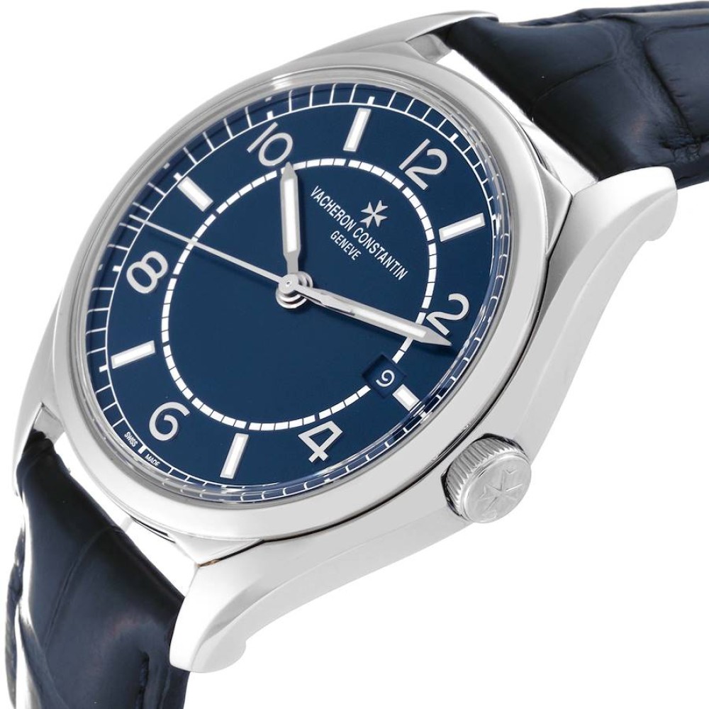 Vacheron Constantin Fiftysix Blue Dial Steel Mens Watch 4600E Vacheron Constantin Fiftysix Blue Dial Steel Mens Watch 4600E