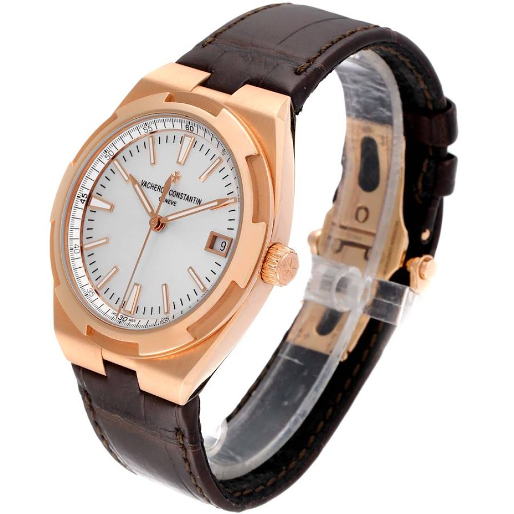 Vacheron Constantin Overseas Rose Gold Silver Dial Mens Watch 4500V Vacheron Constantin Overseas Rose Gold Silver Dial Mens Watch 4500V