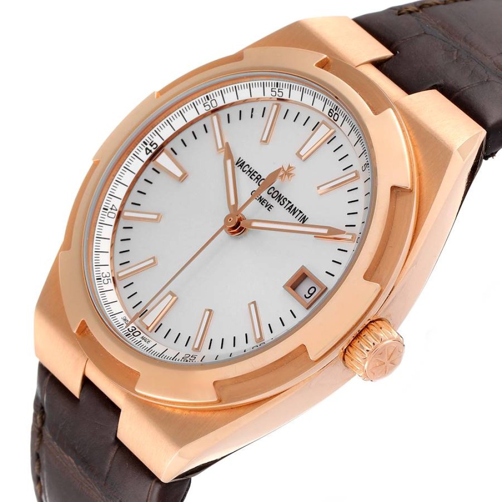 Vacheron Constantin Overseas Rose Gold Silver Dial Mens Watch 4500V Vacheron Constantin Overseas Rose Gold Silver Dial Mens Watch 4500V