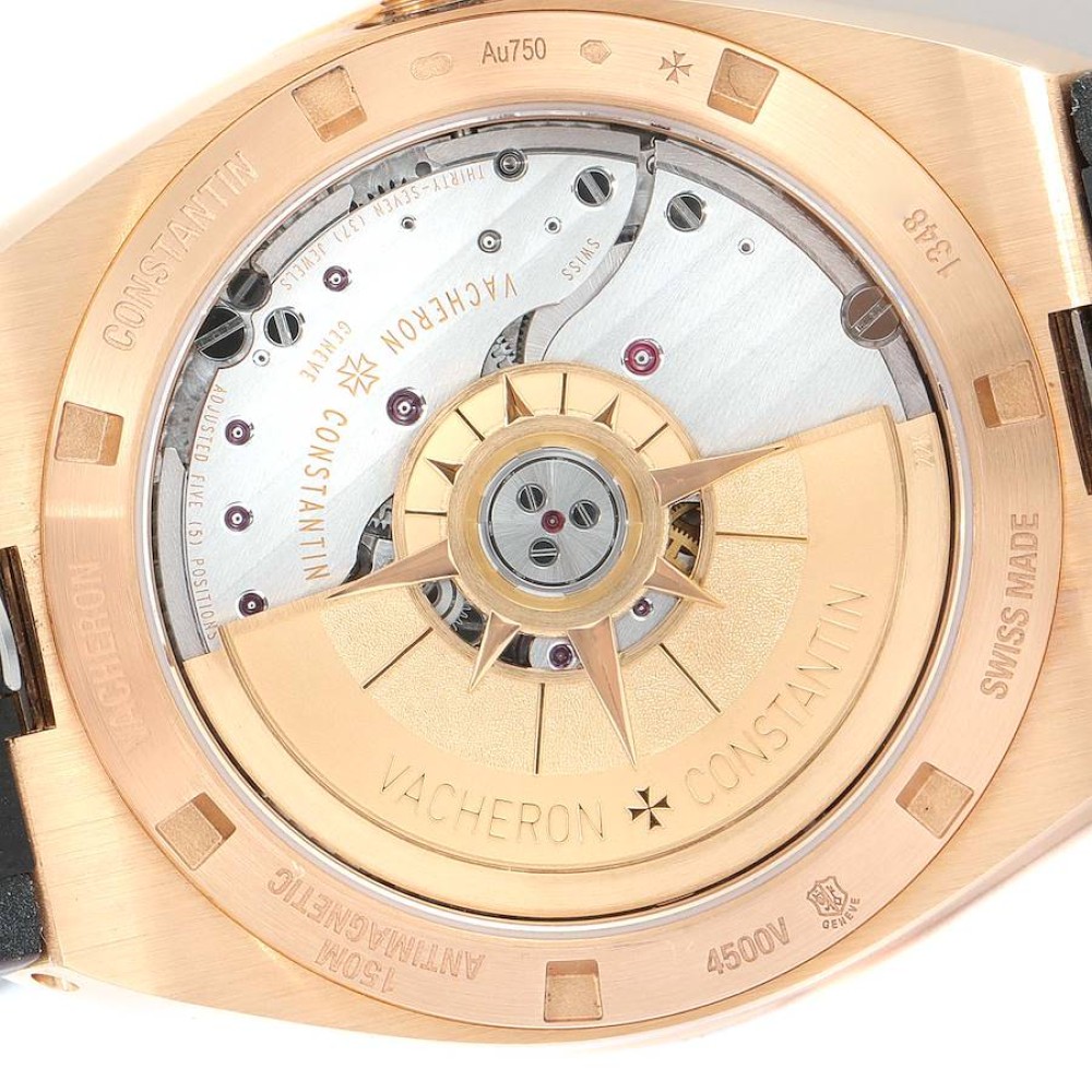 Vacheron Constantin Overseas Rose Gold Silver Dial Mens Watch 4500V Vacheron Constantin Overseas Rose Gold Silver Dial Mens Watch 4500V