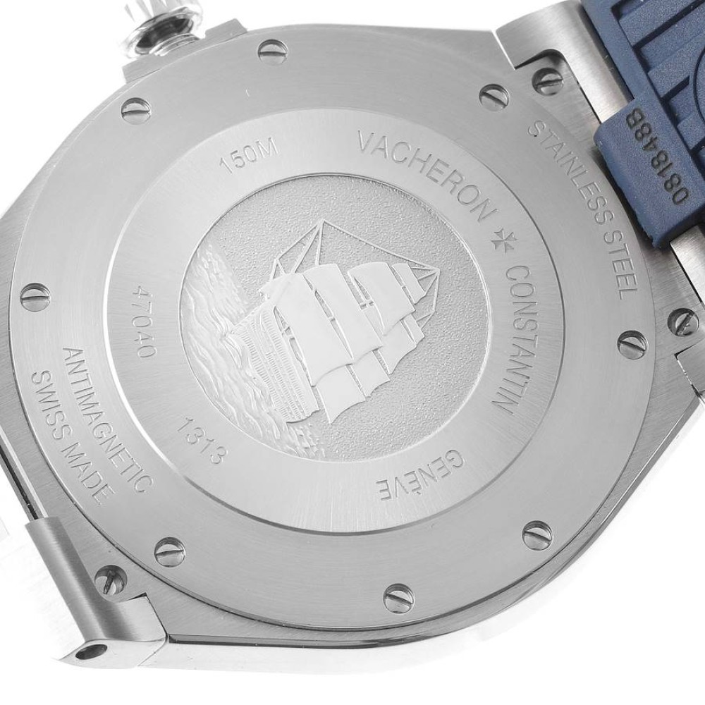 Vacheron Constantin Overseas Blue Dial Steel Mens Watch 47040 Vacheron Constantin Overseas Blue Dial Steel Mens Watch 47040
