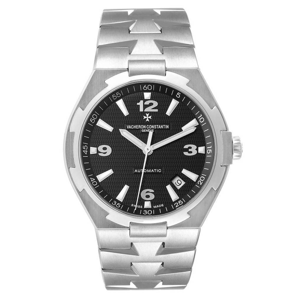Vacheron Constantin Overseas Black Dial Steel Mens Watch 47040 Vacheron Constantin Overseas Black Dial Steel Mens Watch 47040