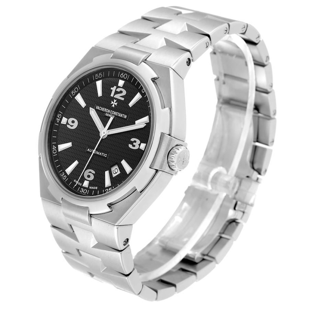 Vacheron Constantin Overseas Black Dial Steel Mens Watch 47040 Vacheron Constantin Overseas Black Dial Steel Mens Watch 47040