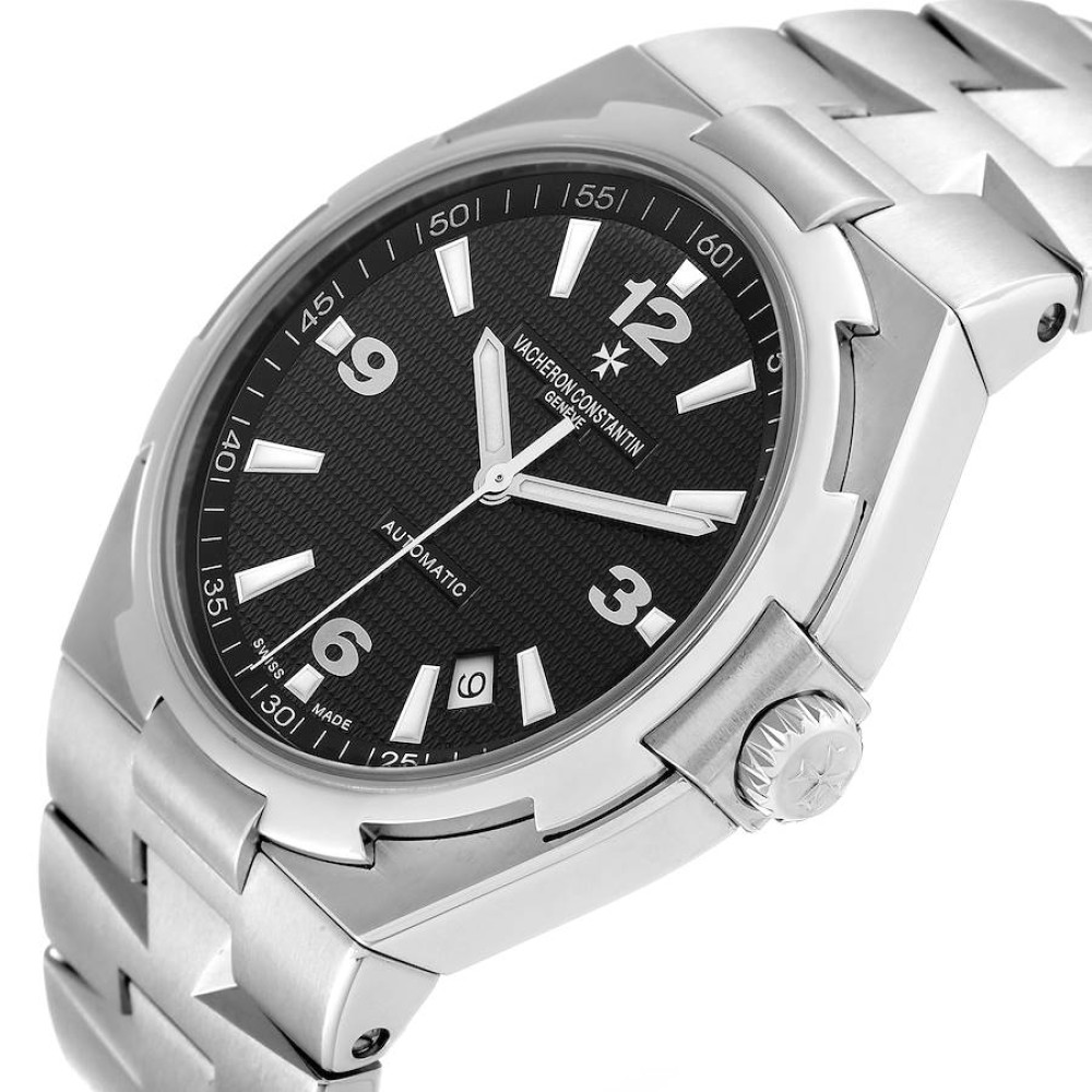 Vacheron Constantin Overseas Black Dial Steel Mens Watch 47040 Vacheron Constantin Overseas Black Dial Steel Mens Watch 47040