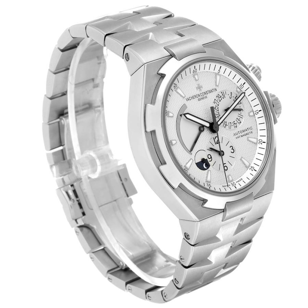 Vacheron Constantin Overseas Dual Time Silver Dial Mens Watch 47450 Vacheron Constantin Overseas Dual Time Silver Dial Mens Watch 47450